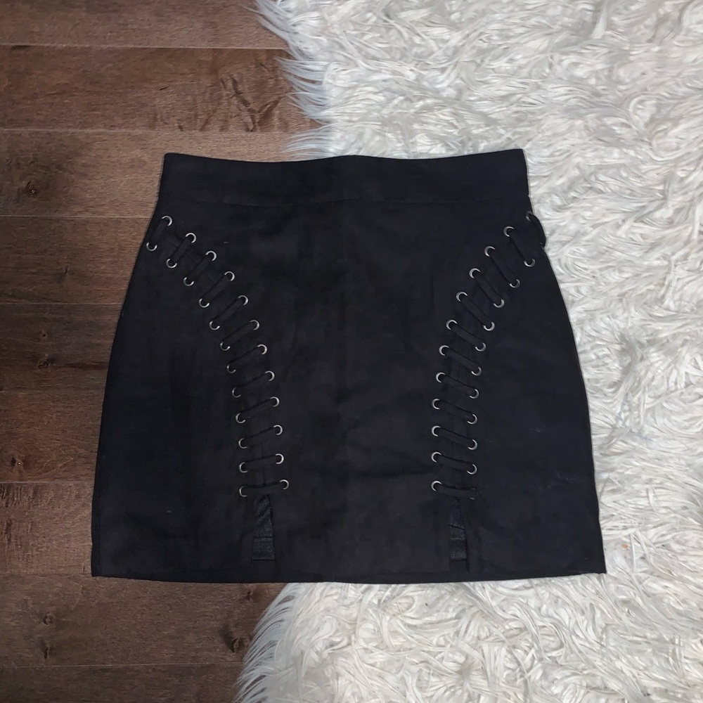 Forever 21 Black Braided Skirt